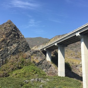 Just one of the many bridges along the PCH.