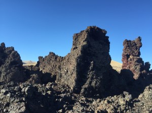 Craters of the Moon. Nothing but barren landscape, but beautiful nonetheless.