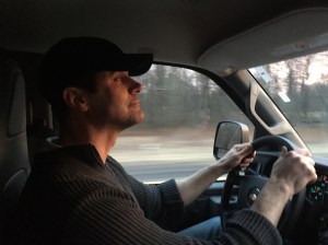 My co-pilot, Lee, turned out to be a great van travel companion whose musical tastes mirrored my own.