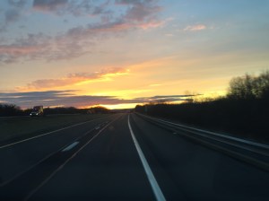 While early February doesn't offer up much in the way of landscapes, it did provide us with beautiful sunsets.