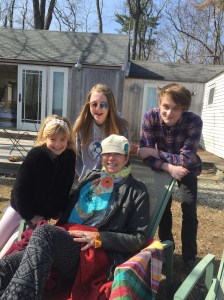 Nieces and nephews provided some help along the way.